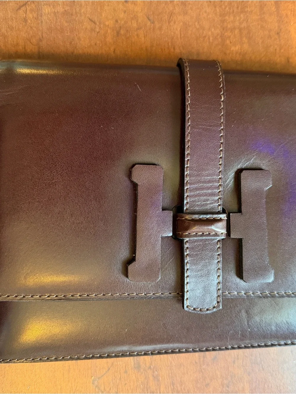 Women’s Leather Crossbody Bag in Dark Brown